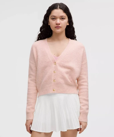 Women's Alpaca Wool-Blend Cardigan Sweater | Sweaters