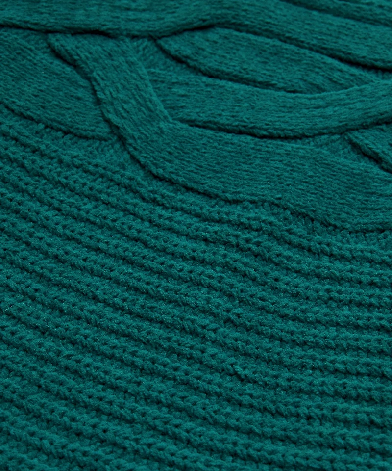 Cable-Knit Oversized Half Zip | Women's Sweaters