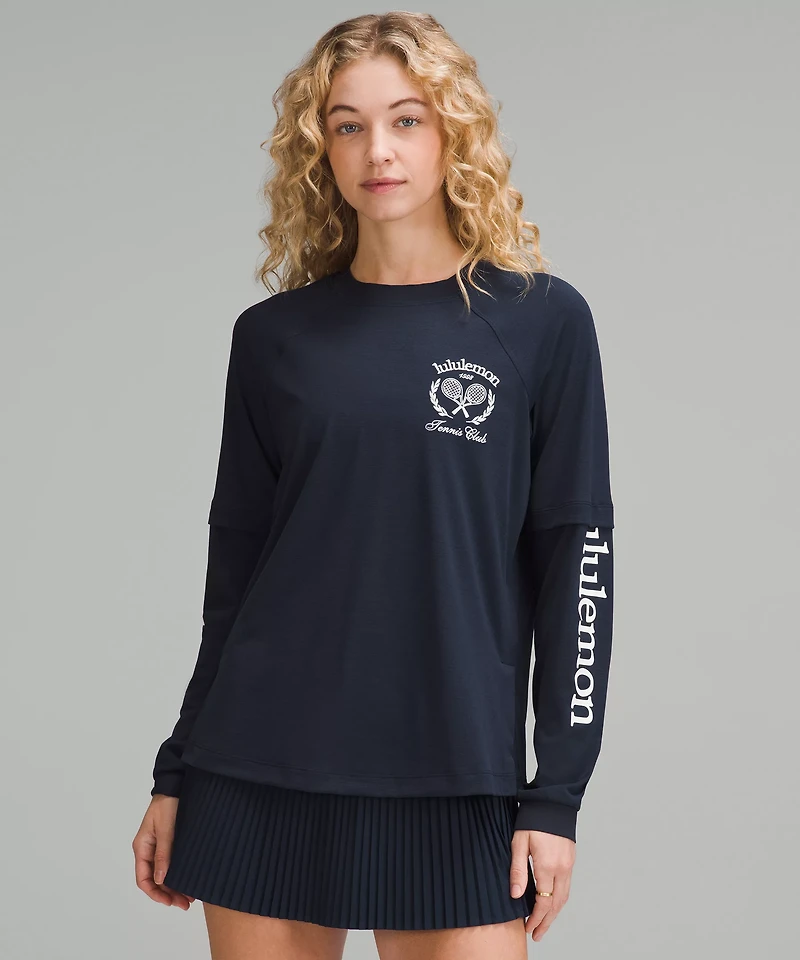Layered Long-Sleeve T-Shirt *Tennis Club