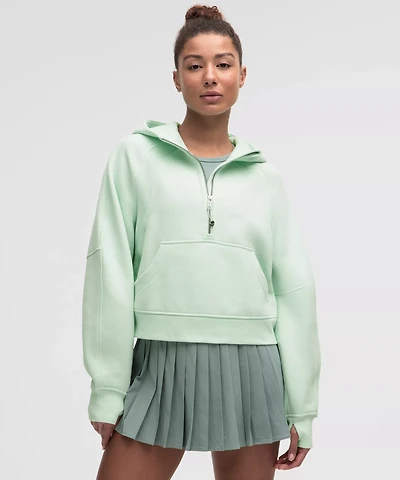 Scuba Oversized Half-Zip Hoodie