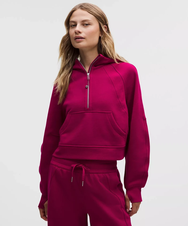 Scuba Oversized Half-Zip Hoodie