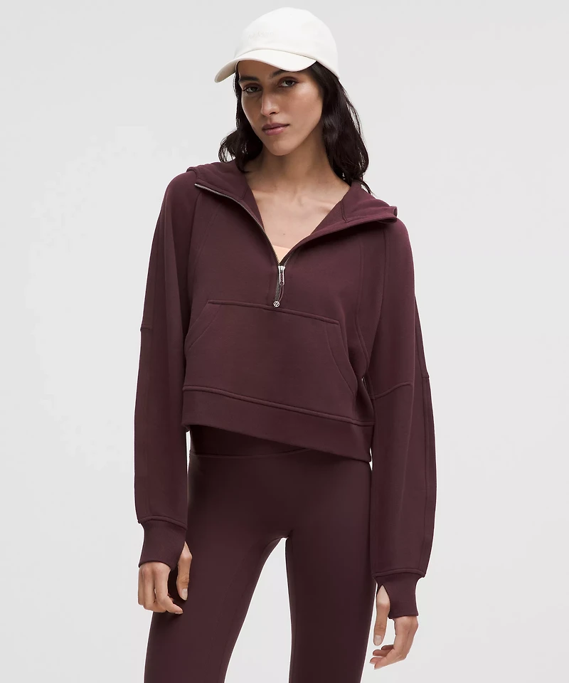 Scuba Oversized Half-Zip Hoodie | Women's Hoodies & Sweatshirts