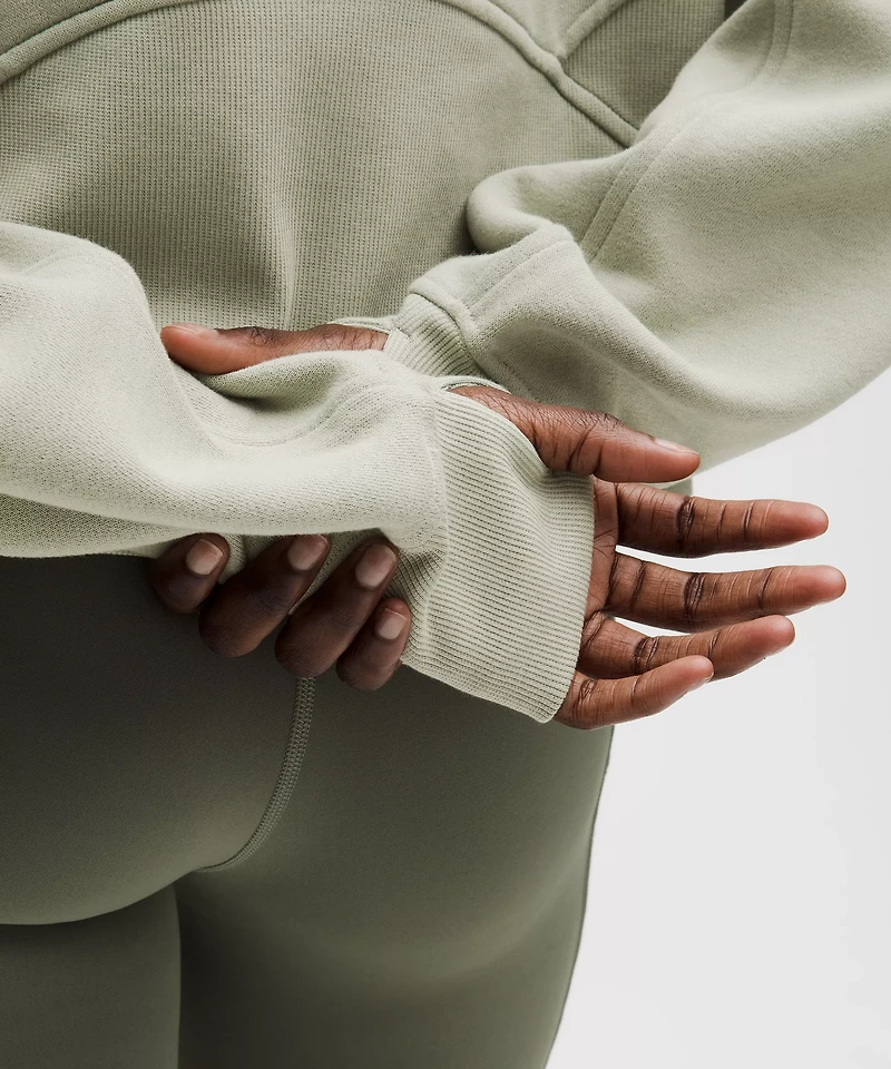 Scuba Oversized Half-Zip Hoodie