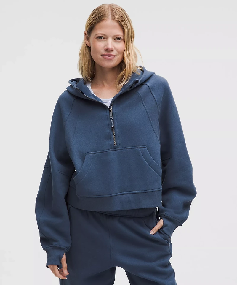 Scuba Oversized Half-Zip Hoodie | Women's Hoodies & Sweatshirts