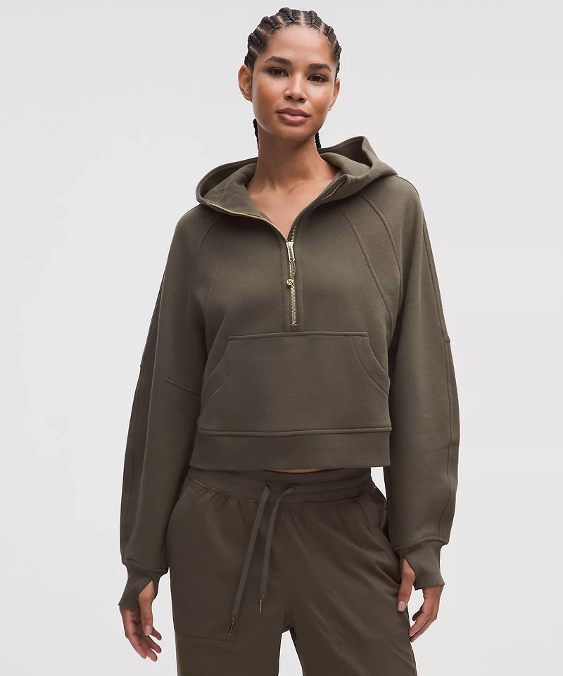 Scuba Oversized Half-Zip Hoodie | Women's Hoodies & Sweatshirts