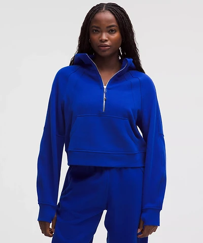 Scuba Oversized Half-Zip Hoodie