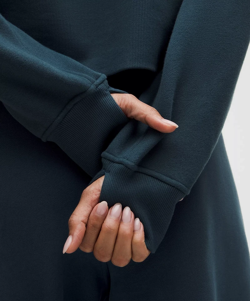 Scuba Oversized Half-Zip Hoodie