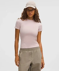 Wundermost Ultra-Soft Nulu Hip-Length Crewneck Shirt | Women's Short Sleeve Shirts & Tee's