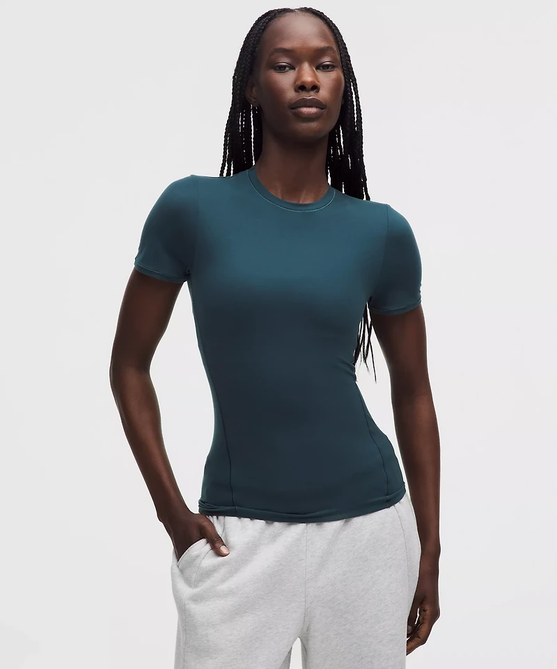 Wundermost Ultra-Soft Nulu Hip-Length Crewneck Shirt