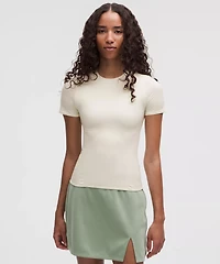 Wundermost Ultra-Soft Nulu Hip-Length Crewneck Shirt | Women's Short Sleeve Shirts & Tee's