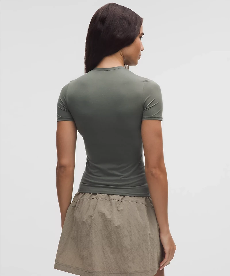 Wundermost Ultra-Soft Nulu Hip-Length Crewneck Shirt | Women's Short Sleeve Shirts & Tee's