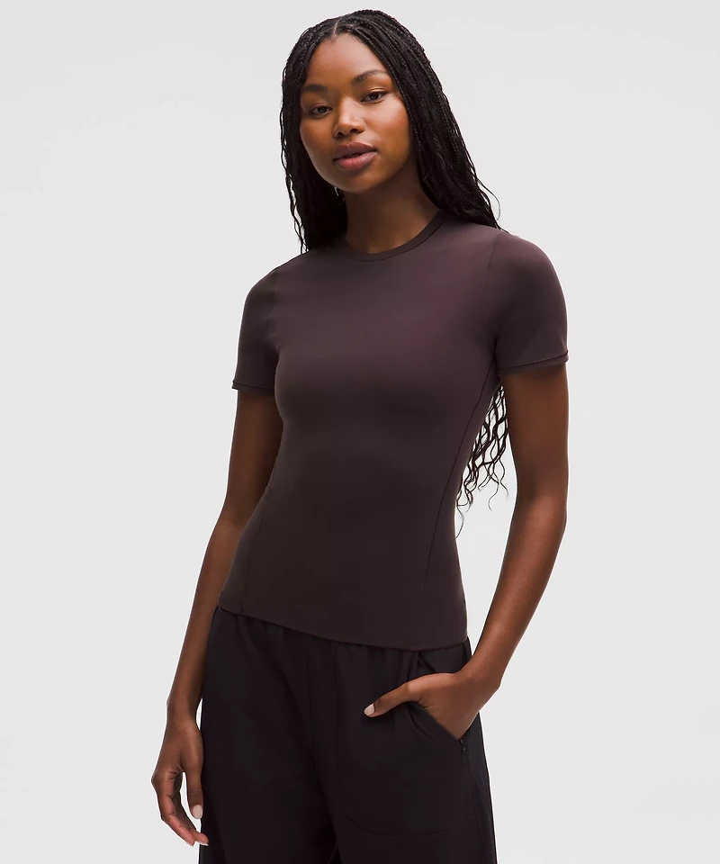 Wundermost Ultra-Soft Nulu Hip-Length Crewneck Shirt | Women's Short Sleeve Shirts & Tee's