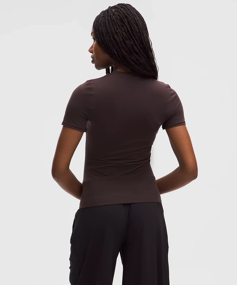 Wundermost Ultra-Soft Nulu Hip-Length Crewneck Shirt | Women's Short Sleeve Shirts & Tee's