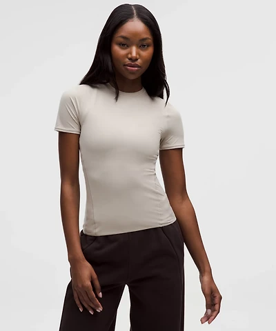 Wundermost Ultra-Soft Nulu Hip-Length Crewneck Shirt