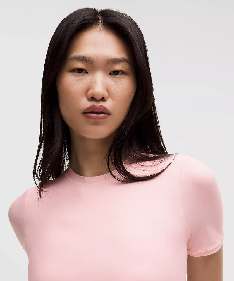 Wundermost Ultra-Soft Nulu Hip-Length Crewneck Shirt