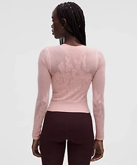 RevealKnit Floral Long-Sleeve Shirt