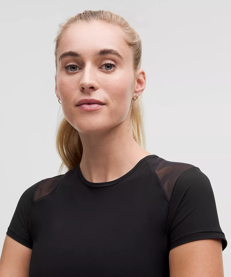 Sculpt Cinched Short-Sleeve Shirt | Women's Short Sleeve Shirts & Tee's