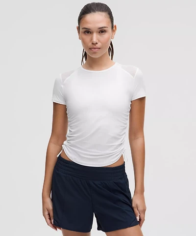 Sculpt Cinched Short-Sleeve Shirt | Women's Short Sleeve Shirts & Tee's
