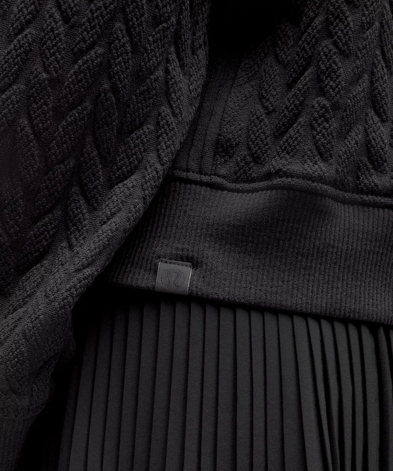 Engineered Warmth Cable-Knit Half Zip | Women's Hoodies & Sweatshirts