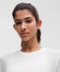 Swiftly High-Low Cropped Short-Sleeve Shirt | Women's Short Sleeve Shirts & Tee's