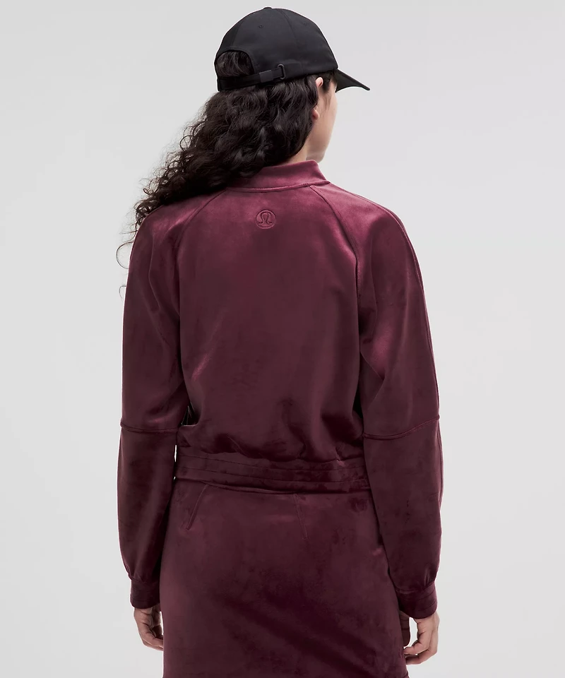 Scuba Varsity Jacket *Velvet | Women's Coats & Jackets