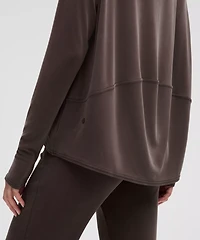Drapey Softstreme Off-The-Shoulder Long-Sleeve Shirt | Women's Long Sleeve Shirts