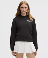 Cotton French Terry Crewneck Pullover *Tennis Club | Women's Hoodies & Sweatshirts