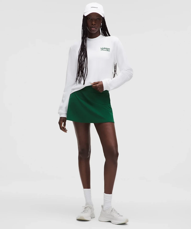 Cotton French Terry Crewneck Pullover *Tennis Club | Women's Hoodies & Sweatshirts