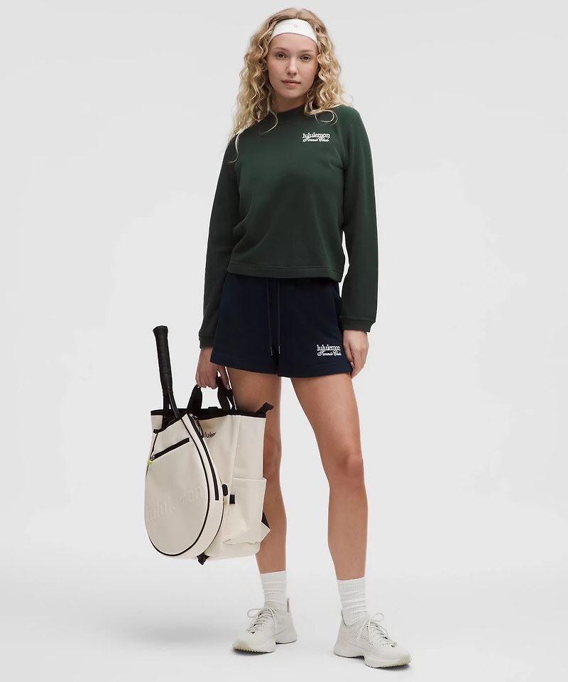 Cotton French Terry Crewneck Pullover *Tennis Club | Women's Hoodies & Sweatshirts