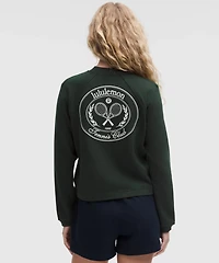 Cotton French Terry Crewneck Pullover *Tennis Club | Women's Hoodies & Sweatshirts