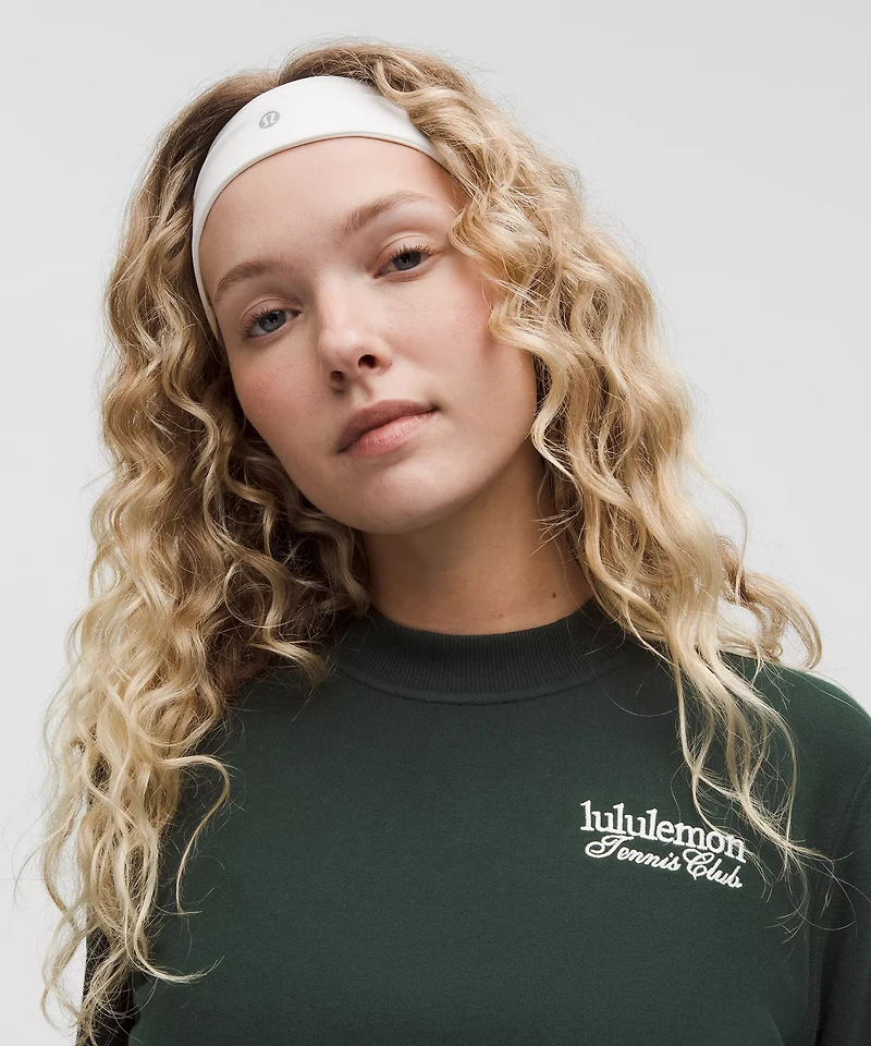 Cotton French Terry Crewneck Pullover *Tennis Club | Women's Hoodies & Sweatshirts