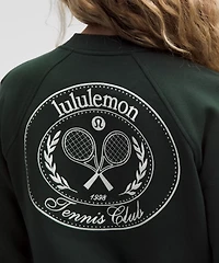 Cotton French Terry Crewneck Pullover *Tennis Club | Women's Hoodies & Sweatshirts