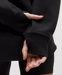 Scuba Oversized Funnel-Neck Half Zip *Long