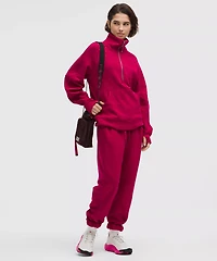 Scuba Oversized Funnel-Neck Half Zip *Long