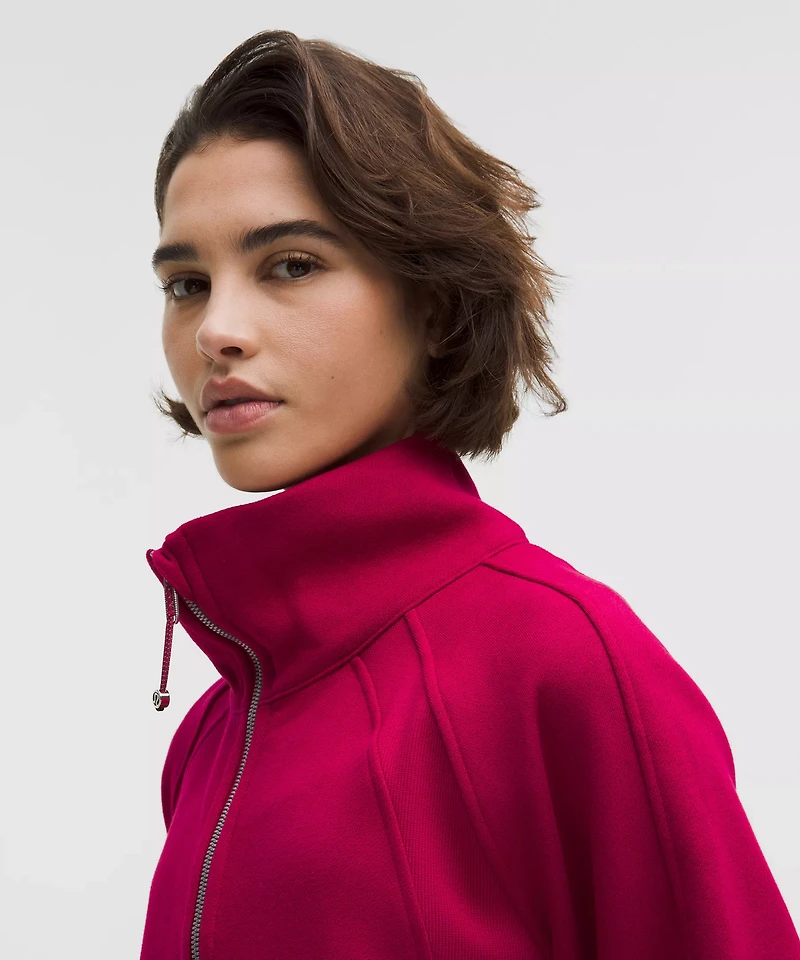 Scuba Oversized Funnel-Neck Half Zip *Long