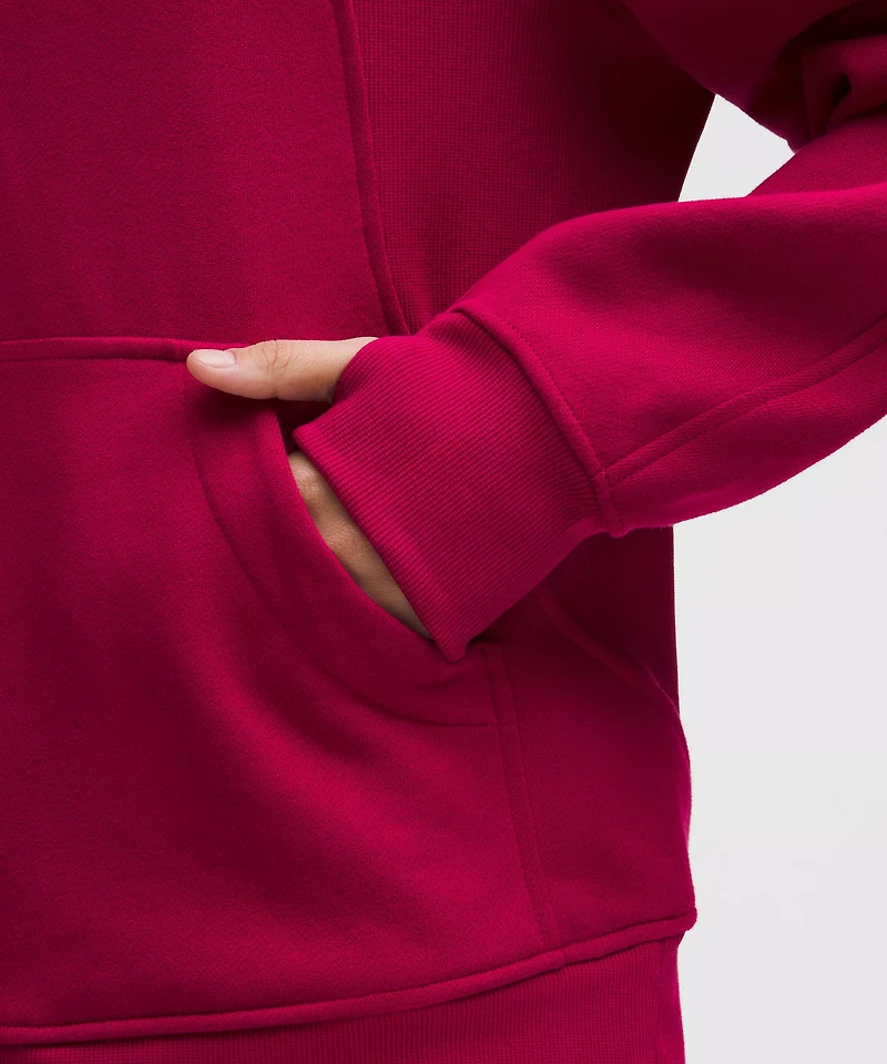 Scuba Oversized Funnel-Neck Half Zip *Long