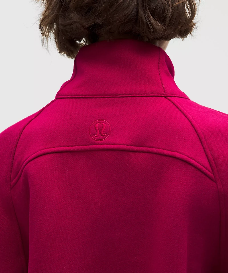 Scuba Oversized Funnel-Neck Half Zip *Long