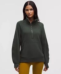 Scuba Oversized Funnel-Neck Half Zip *Long