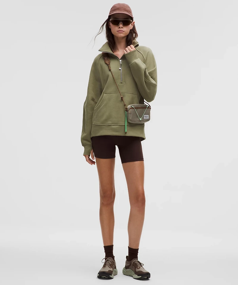 Scuba Oversized Funnel-Neck Half Zip *Long | Women's Hoodies & Sweatshirts