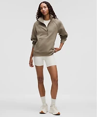 Scuba Oversized Funnel-Neck Half Zip *Long | Women's Hoodies & Sweatshirts