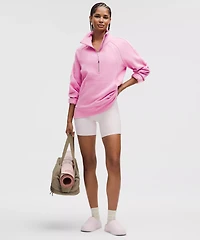 Scuba Oversized Funnel-Neck Half Zip *Long | Women's Hoodies & Sweatshirts