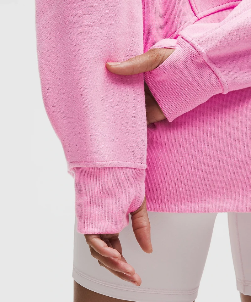 Scuba Oversized Funnel-Neck Half Zip *Long | Women's Hoodies & Sweatshirts