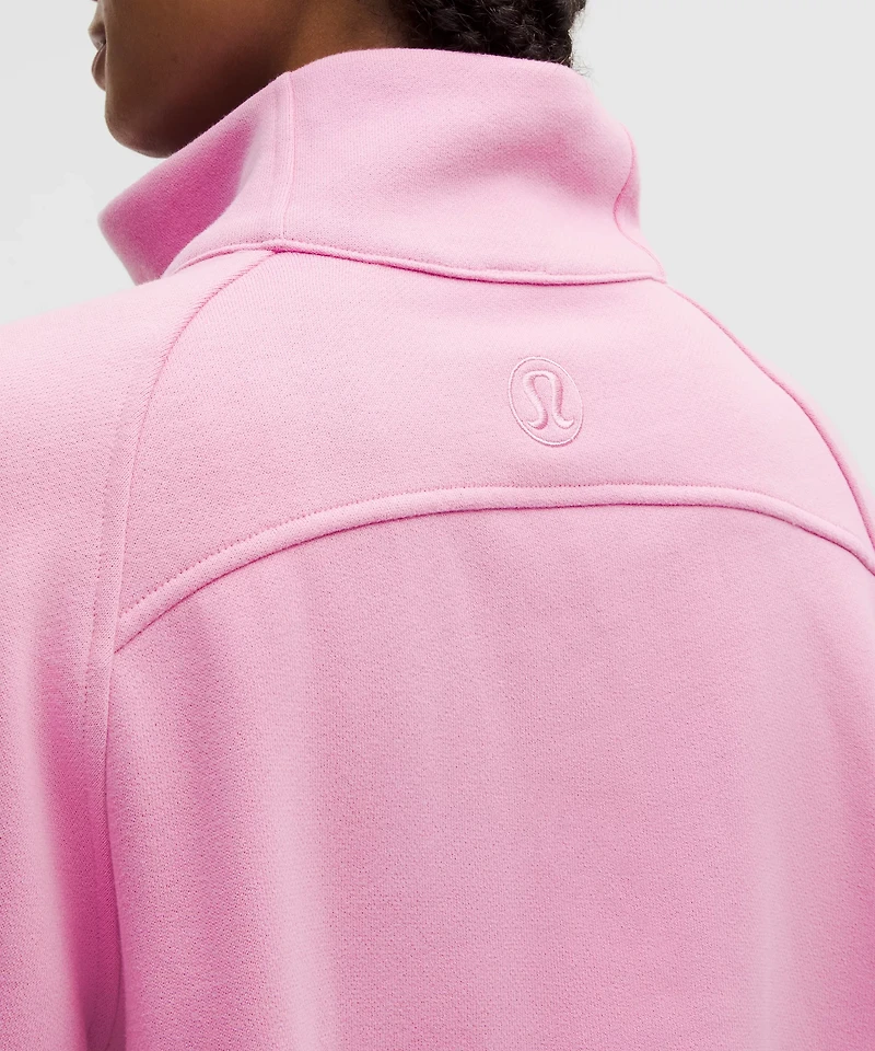 Scuba Oversized Funnel-Neck Half Zip *Long | Women's Hoodies & Sweatshirts