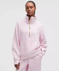 Scuba Oversized Funnel-Neck Half Zip *Long | Women's Hoodies & Sweatshirts