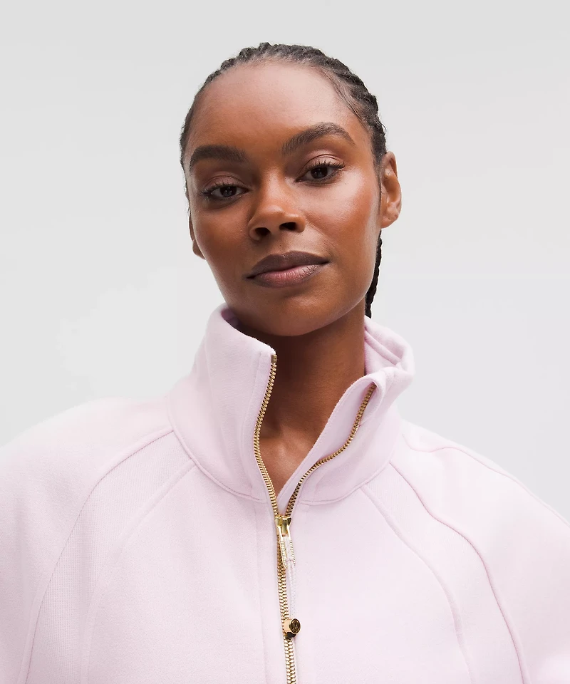 Scuba Oversized Funnel-Neck Half Zip *Long | Women's Hoodies & Sweatshirts