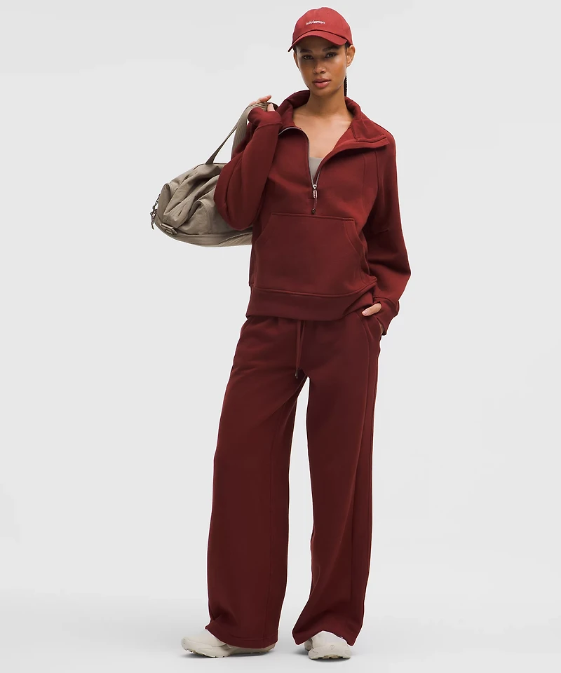 Scuba Oversized Funnel-Neck Half Zip *Long | Women's Hoodies & Sweatshirts