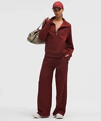 Scuba Oversized Funnel-Neck Half Zip *Long | Women's Hoodies & Sweatshirts