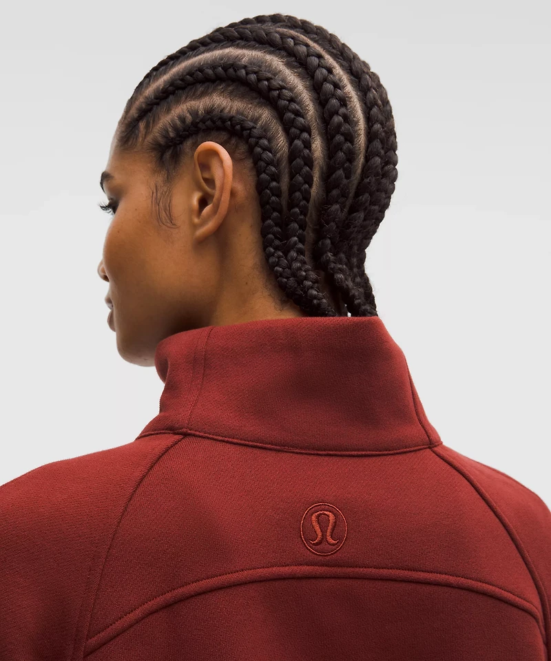 Scuba Oversized Funnel-Neck Half Zip *Long | Women's Hoodies & Sweatshirts