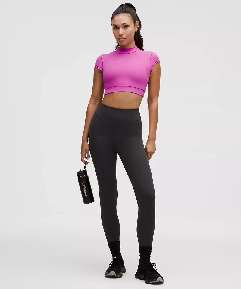 Wunder Train Super Cropped Short-Sleeve Shirt | Women's Short Sleeve Shirts & Tee's