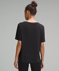 Relaxed-Fit Boatneck T-Shirt | Women's Short Sleeve Shirts & Tee's